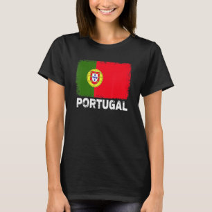 T-shirt Portugal Drapeau Soutien Portugais Femmes Me