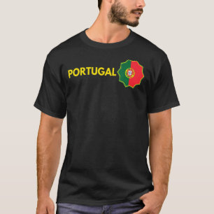 T-shirt Portugal Drapeau Vintage Portugais Drapeau Formati