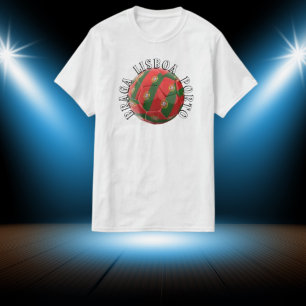 T-shirt Portugal Football Soccer Braga Porto Lisboa Hommes