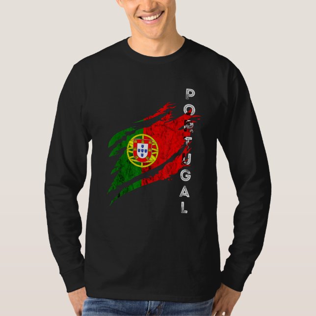 T-shirt Portugal Heroic Flag Portuguese Pride Portuguese R (Devant)