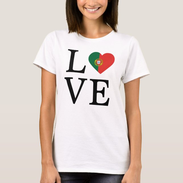 T-shirt Portugal Love (Devant)
