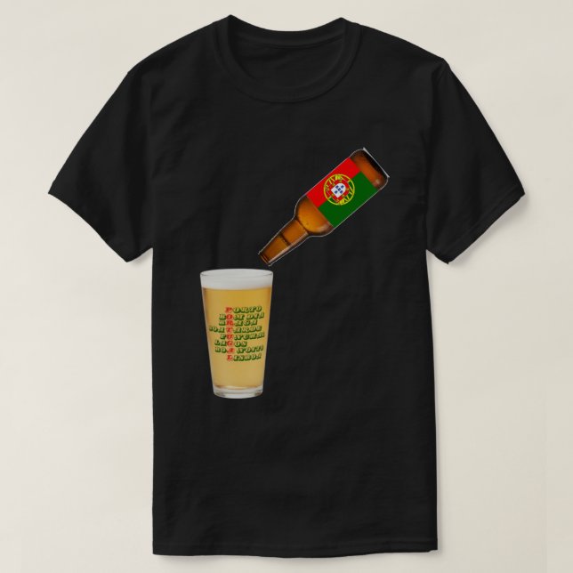 T-shirt Portugal Portugal Drick Team Cadeau pour papa (Design devant)