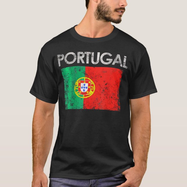 T-shirt Portugal Portugal Portugal Pavillon Pride (Devant)