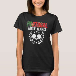 T-shirt Portugal Table Tennis Portugais Ping Pong Soutien