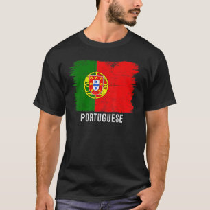 T-shirt Portugal vintage Drapeau Portugais Fier De Mes Rac