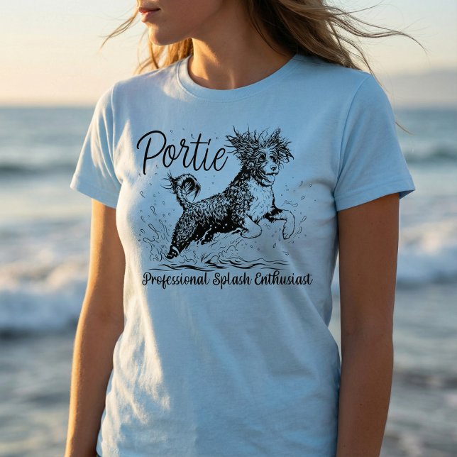 T-shirt Portuguese Water Dog - Portie (Créateur téléchargé)