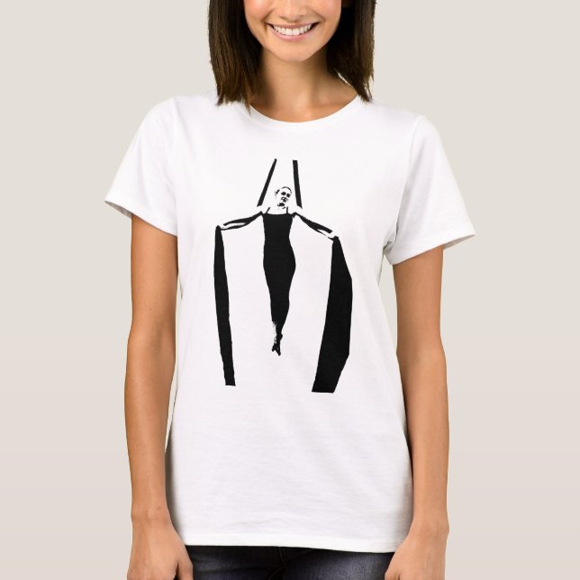 T-shirt Pose aérienne de croix de fer de soies (Devant)