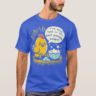 T-shirt Posé Dans Les Meilleures Coops Possibles Poulet Vi