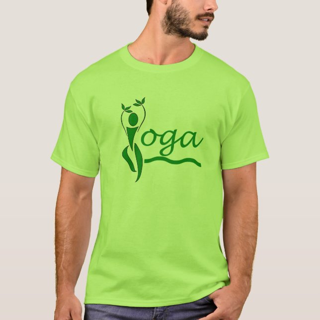 T-shirt Pose d'arbre - Tee de yoga pour hommes (Devant)