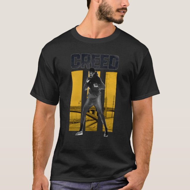 T-shirt Pose de Credo Adonis avec III Jaune (Devant)