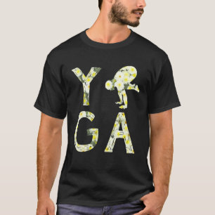 T-shirt Pose de grue Yoga pour femmes pour hommes Yoga mig