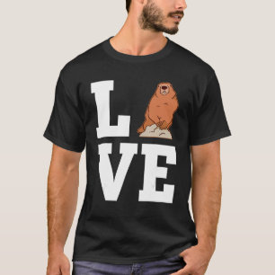 T-shirt Pose de la marmotte à rongeurs de Woodchuck