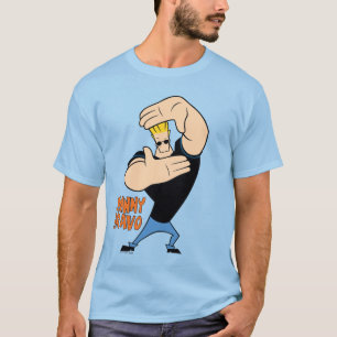 T-shirt Pose de trame photo Johnny Bravo