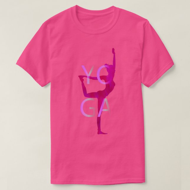 T-shirt pose de yoga (Design devant)