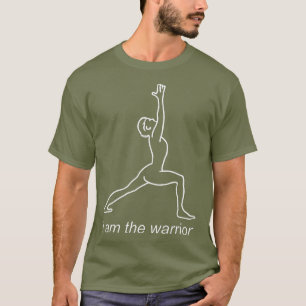 T-shirt Pose de Yoga guerrier