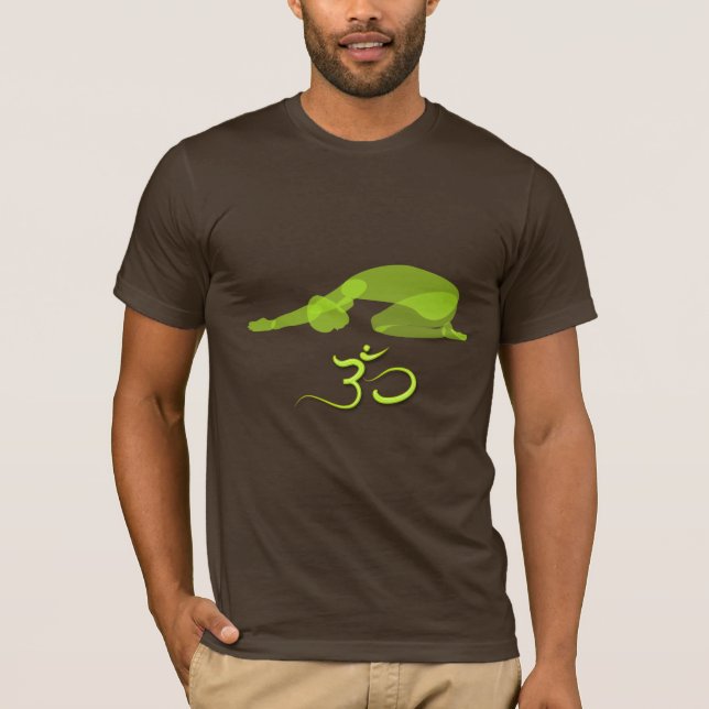 T-shirt Pose de yoga, pose vers le bas (Devant)