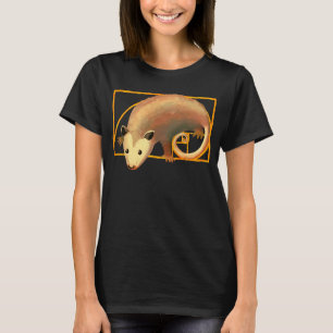 T-shirt Pose d'Opossum Spiral Fibonacci en Ratio Or Sp