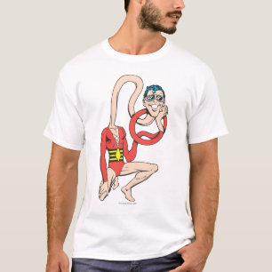 T-shirt Pose en caoutchouc de l'homme en plastique