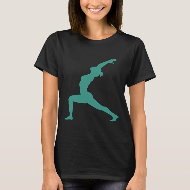 T-shirt Pose guerrière I Yoga Vector (Devant)
