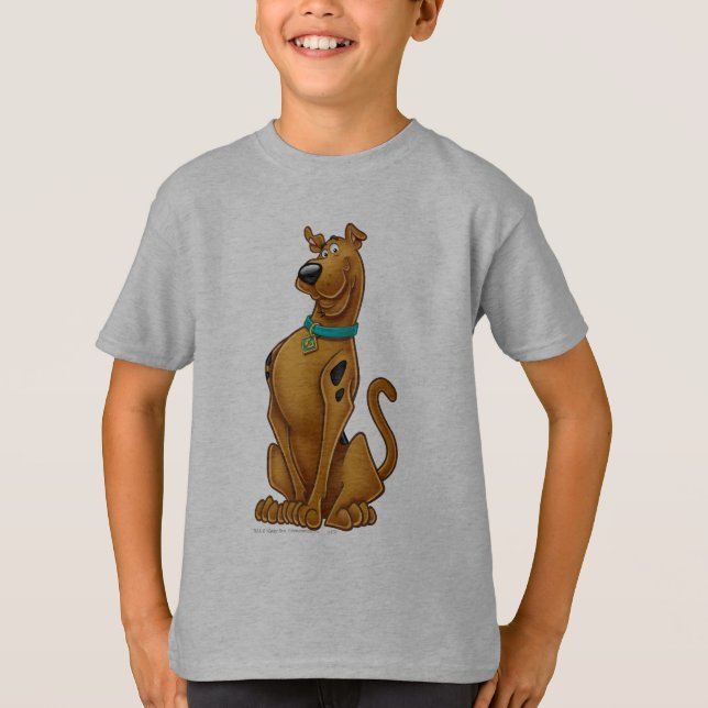T-shirt Pose Scooby-Doo Airbrush (Devant)