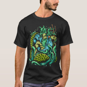 T-shirt Poséidon - Le Roi De La Mer Mythologie Grecque Océ