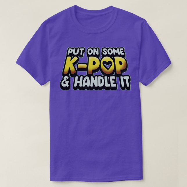 T-shirt Poser Sur Un KAnd Handle 1 (Design devant)