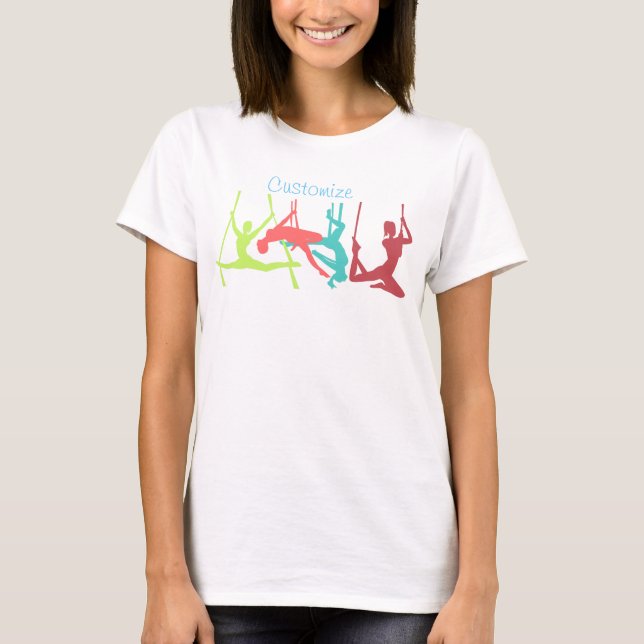 T-shirt Poses de fitness aérien Thunder_Cove (Devant)