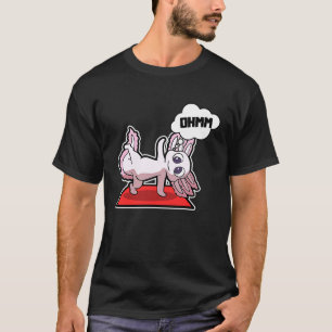 T-shirt Poses de yoga Axolotl Sport Gymnastique Battement