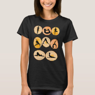 T-shirt Poses de Yoga pour le Yoga Asanas postures