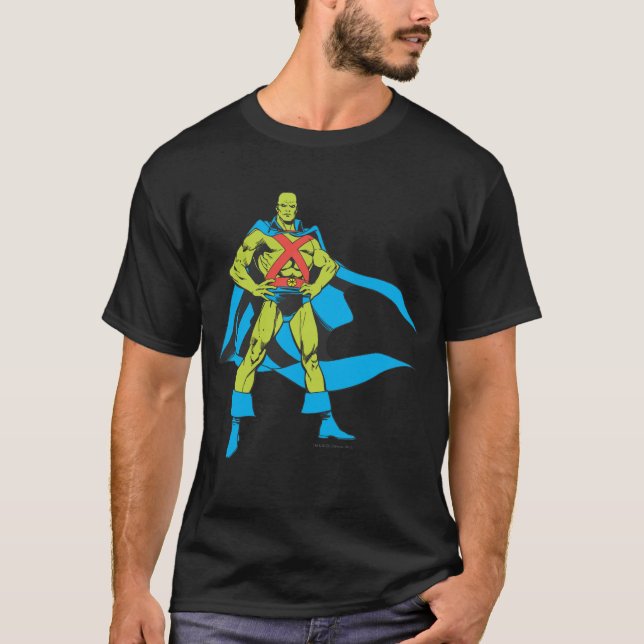 T-shirt Poses Martian Manhunter (Devant)