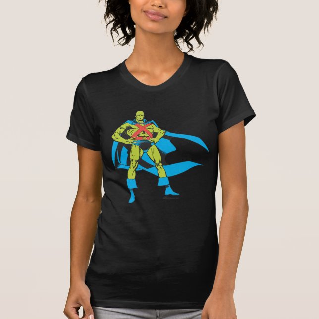 T-shirt Poses Martian Manhunter (Devant)