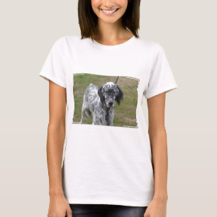 T-shirt Poseur anglais noir et blanc adorable