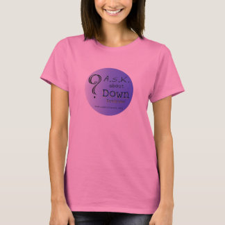 T-shirt POSEZ DES QUESTIONS sur la pièce en t rose de