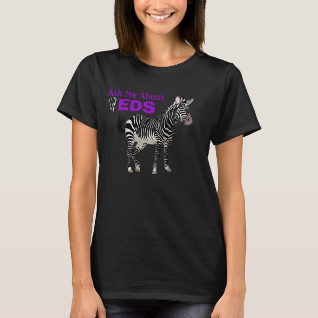 T-shirt Posez-moi la question À propos de EDS Ehlers Danlo (Devant)
