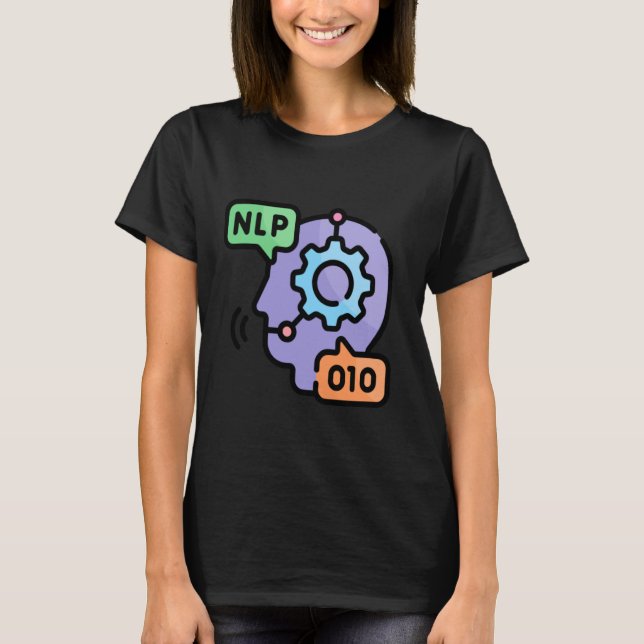 T-shirt Posez-moi la question sur la programmation NLP Neu (Devant)