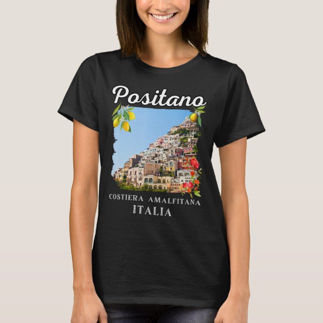 T-shirt Positano Côte Amalfi Positano (Devant)