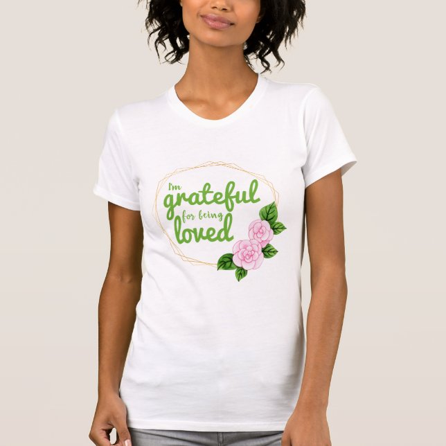 T-shirt positif good vibes citations pour acceptation de s (Devant)