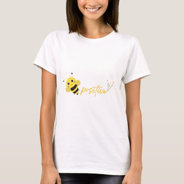 T-shirt positif pour l'équipage d'abeilles (Devant)
