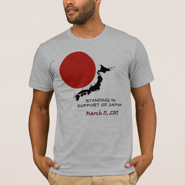 T-shirt Position à l'appui du Japon (Devant)