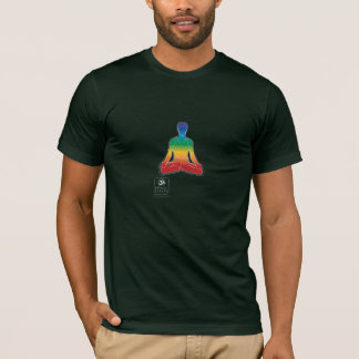 T-shirt Position de Lotus + Couleurs de Chakra