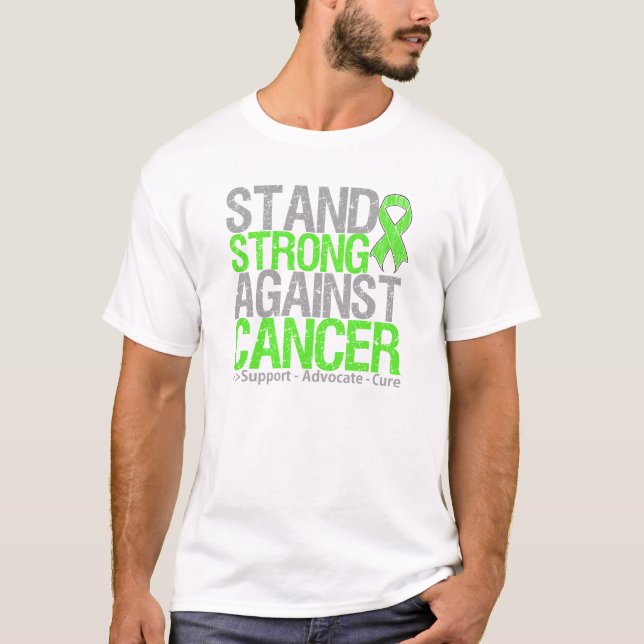 T-shirt Position forte contre le Cancer de lymphome (Devant)