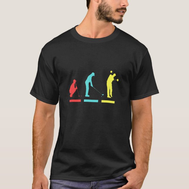 T-shirt Position Golf Golf Golf Golf Swing Golf Ball (Devant)