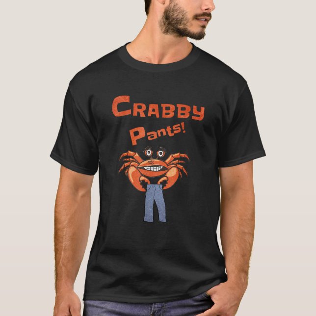 T-shirt Positive Vibes Gifts and Designs Funny Meme Crabby (Devant)