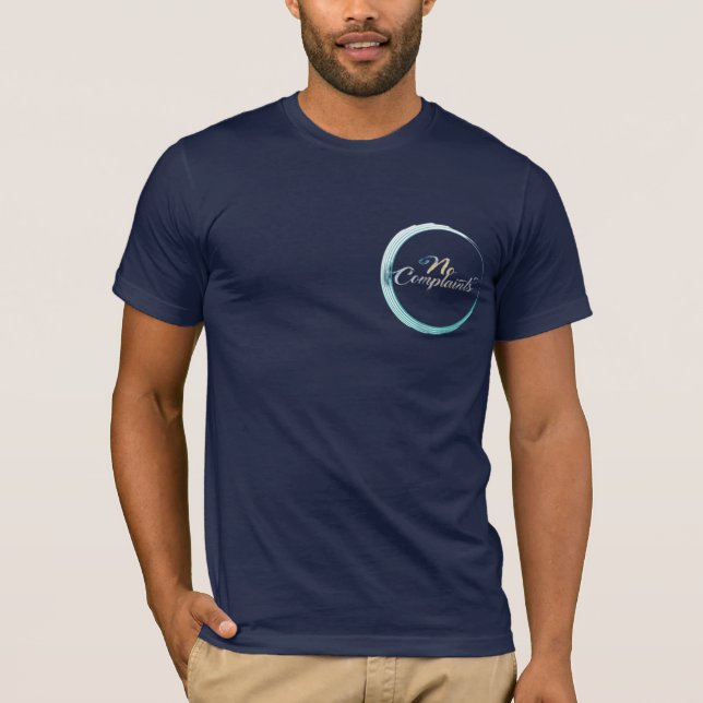 T-shirt  Positivité dans le style - "Pas de plaint (Devant)