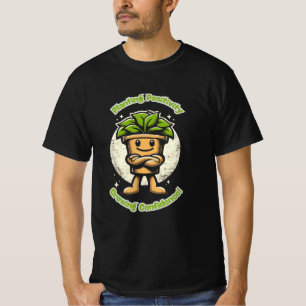 T-shirt Positivité De Plantation - Le Pot Plante Confiant.