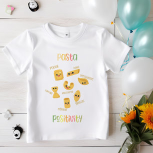T-Shirt Positivité des pâtes   Cuisine italienne enfants