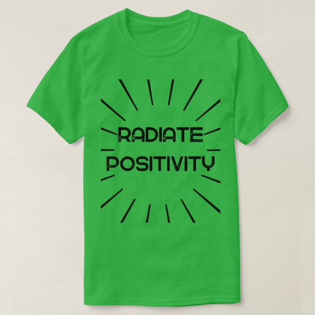 T-shirt Positivité du rayonnement (Design devant)