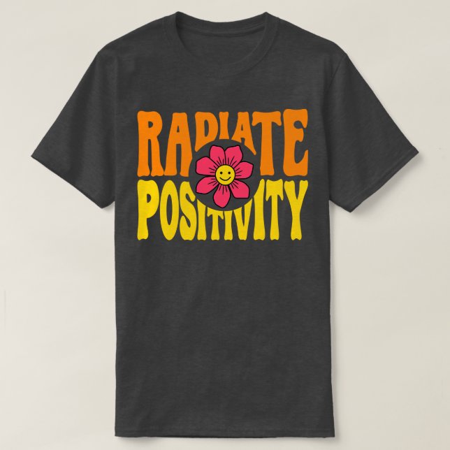 T-shirt Positivité du rayonnement (Design devant)