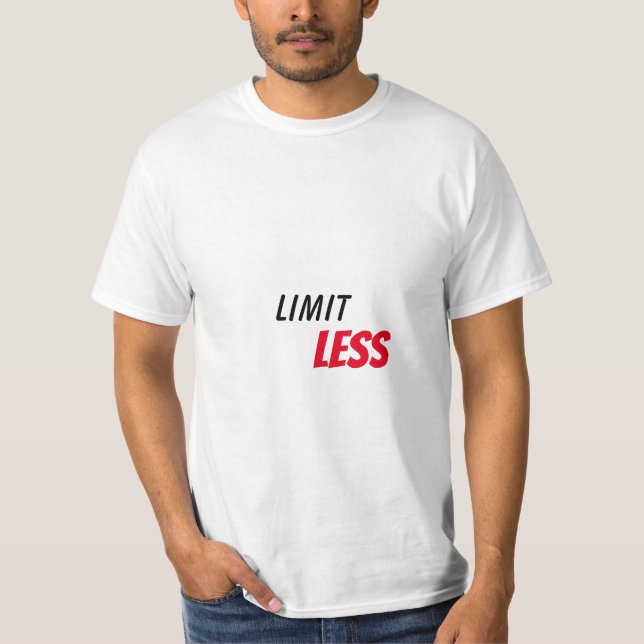 T-shirt Positivité illimitée et attitude concentrée (Devant)