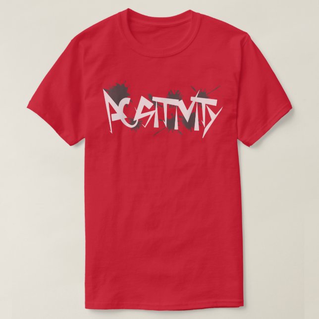 T-shirt Positivité - motivation positive cool graphique ar (Design devant)